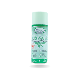 Deodorante salvatessuti con speciale formula mangiaodori alla fragranza Muschio Bianco.